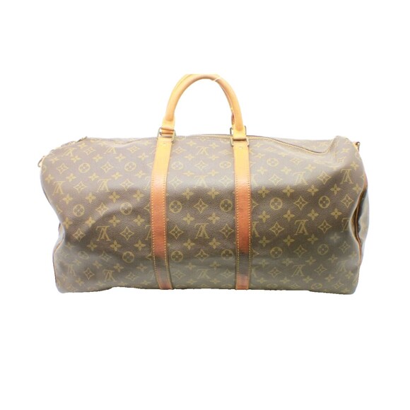 🔥 LOUIS VUITTON Monogram Keepall Bandouliere 55 Boston Bag M41414 LV 55219 🔥 - Picture 4 of 12